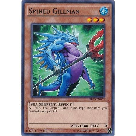Image for Spined Gillman (BP03-EN059) (BP03) - YuGiOh