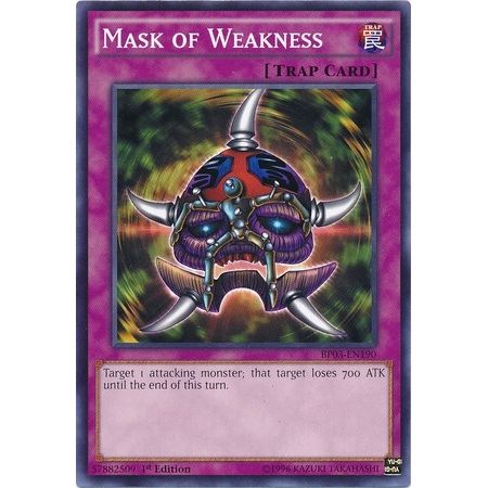 Image for Mask of Weakness (BP03-EN190) (BP03) - YuGiOh