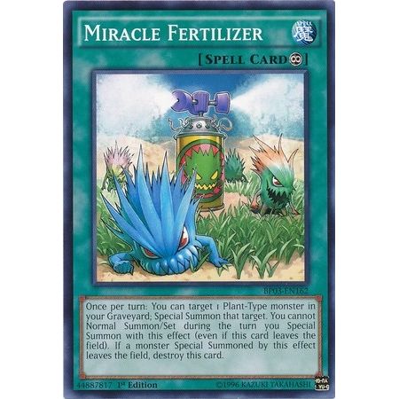 Image for Miracle Fertilizer (BP03-EN162) (BP03) - YuGiOh