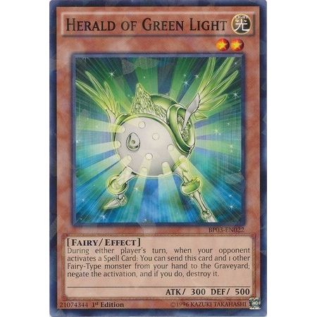Image for Herald of Green Light (Shatterfoil) (BP03-EN022) (BP03) - YuGiOh