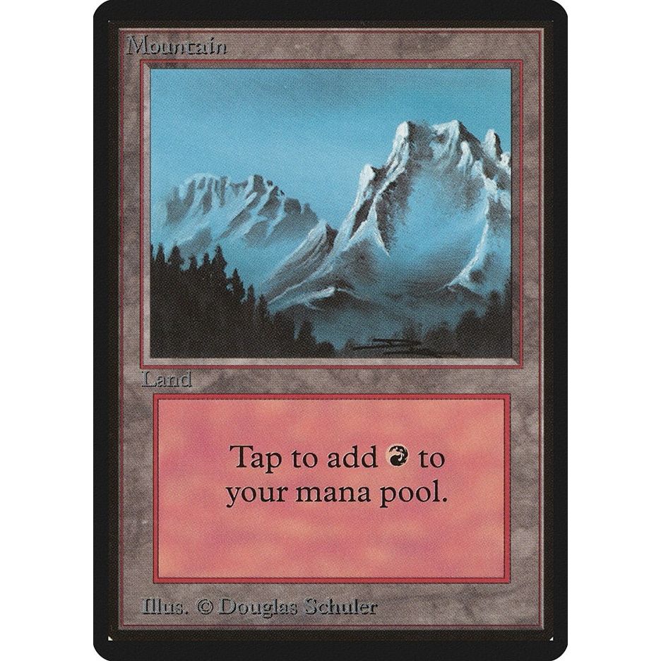 Image for Mountain (B) (LEB) - Magic: The Gathering