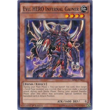 Image for Evil HERO Infernal Gainer (Shatterfoil) (BP03-EN032) (BP03) - YuGiOh
