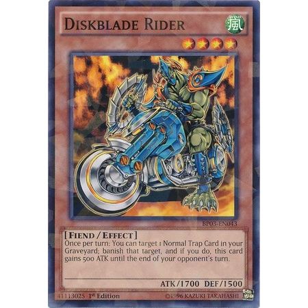Image for Diskblade Rider (Shatterfoil) (BP03-EN043) (BP03) - YuGiOh