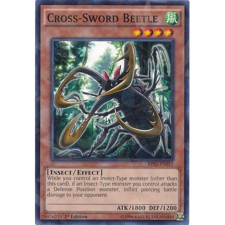 Image for Cross-Sword Beetle (Shatterfoil) (BP03-EN053) (BP03) - YuGiOh