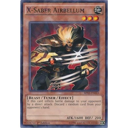 Image for X-Saber Airbellum (Shatterfoil) (BP03-EN063) (BP03) - YuGiOh