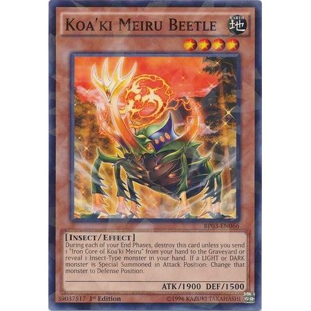 Image for Koa'ki Meiru Beetle (Shatterfoil) (BP03-EN066) (BP03) - YuGiOh