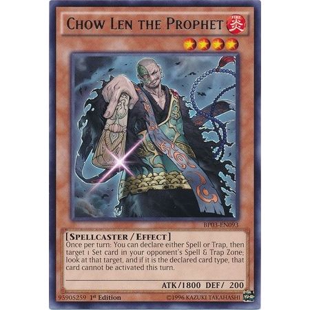 Image for Chow Len the Prophet (BP03-EN093) (BP03) - YuGiOh