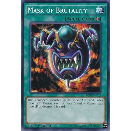 Image for Mask of Brutality (BP03-EN137) (BP03) - YuGiOh