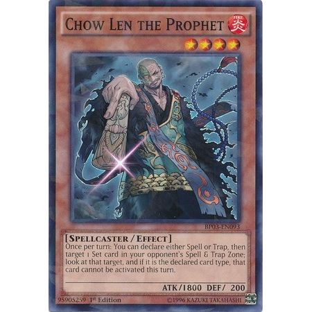 Image for Chow Len the Prophet (Shatterfoil) (BP03-EN093) (BP03) - YuGiOh