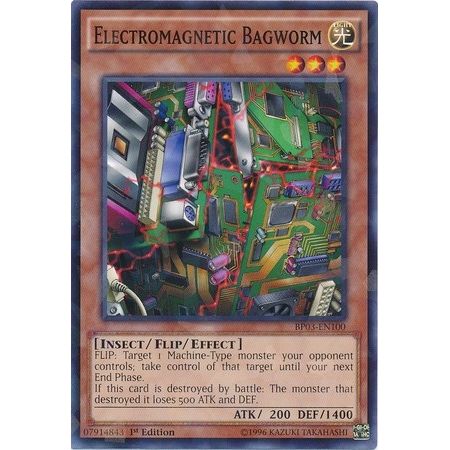 Image for Electromagnetic Bagworm (Shatterfoil) (BP03-EN100) (BP03) - YuGiOh