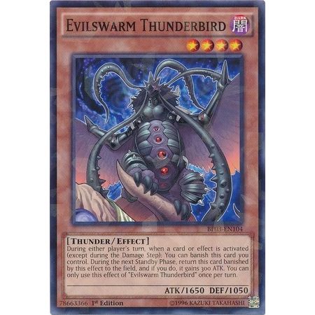 Image for Evilswarm Thunderbird (Shatterfoil) (BP03-EN104) (BP03) - YuGiOh