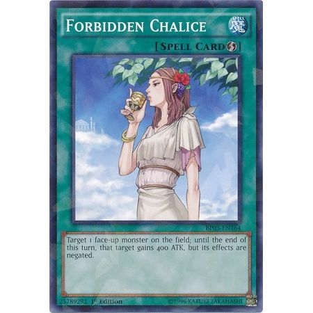 Image for Forbidden Chalice (Shatterfoil) (BP03-EN164) (BP03) - YuGiOh
