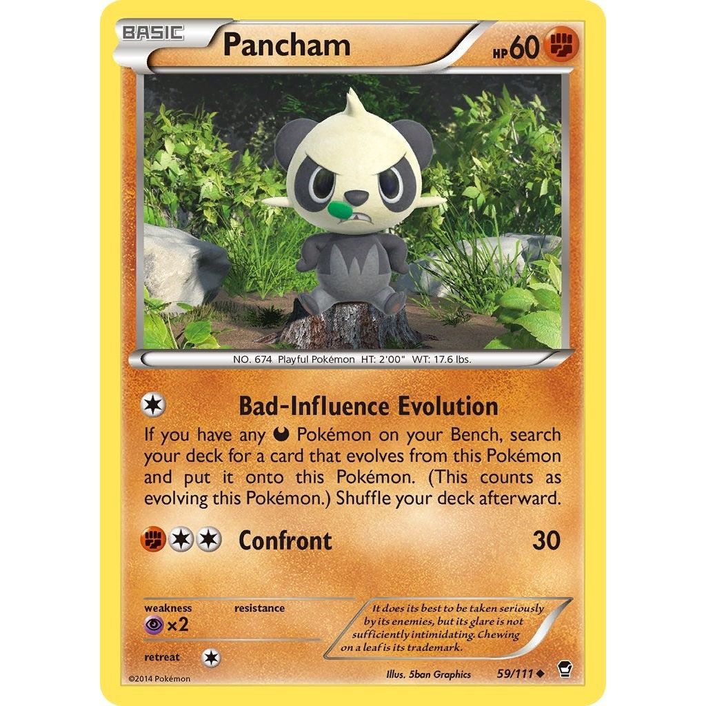 Image for Pancham (59) (59/111) (FFI) - Pokemon