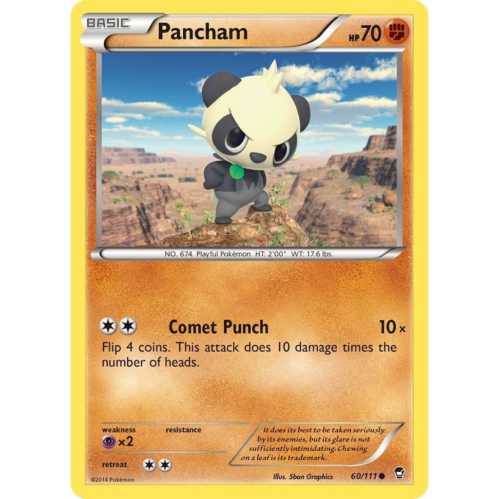 Image for Pancham (60) (60/111) (FFI) - Pokemon