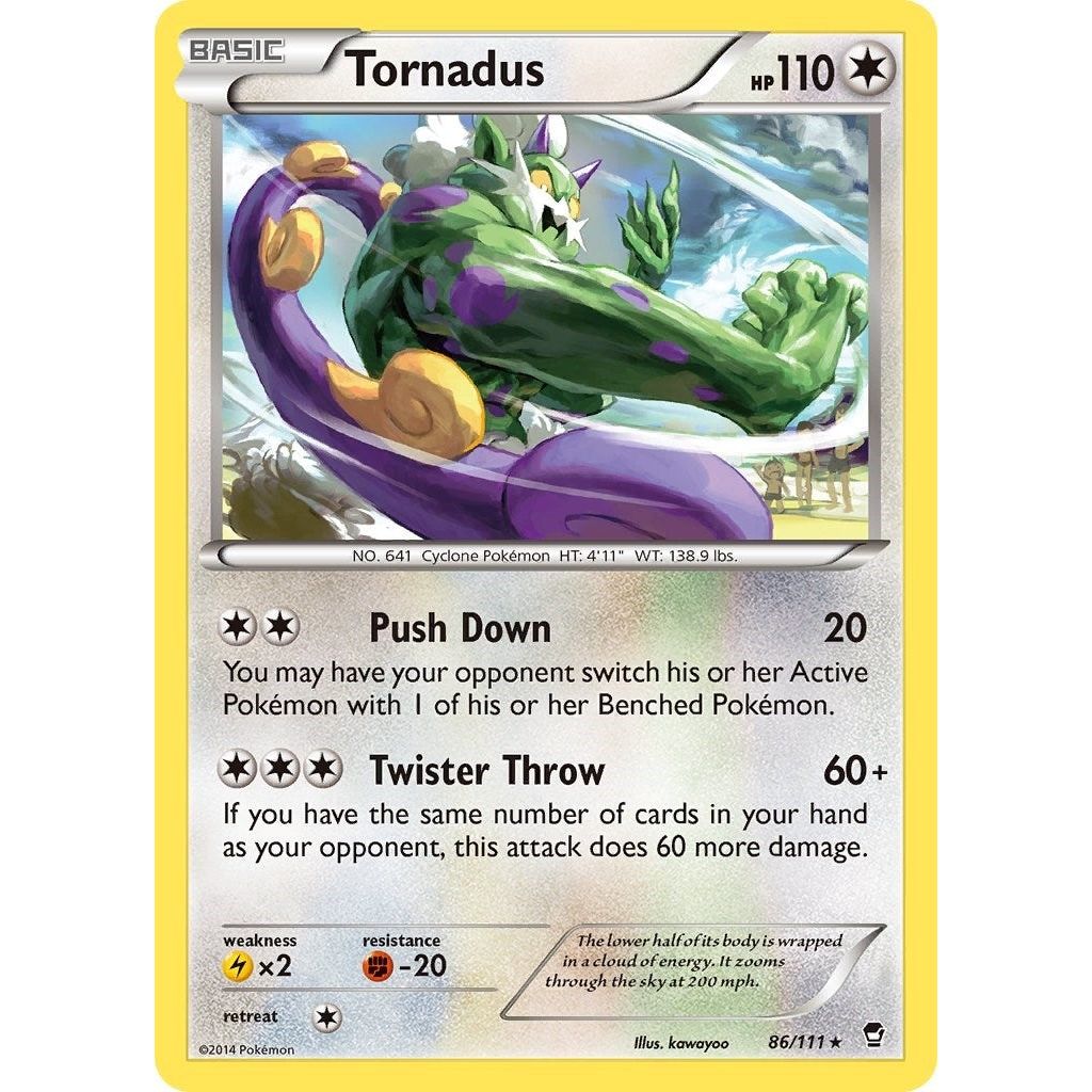 Image for Tornadus (86/111) (FFI) - Pokemon