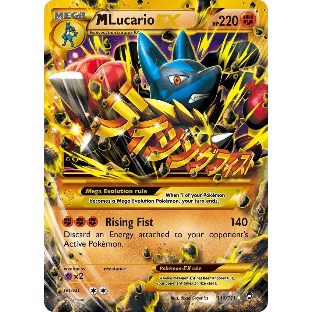 Image for M Lucario EX (Secret) (113/111) (FFI) - Pokemon