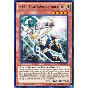 Image for Felis, Lightsworn Archer (DUEA-EN095) (DUEA) - YuGiOh