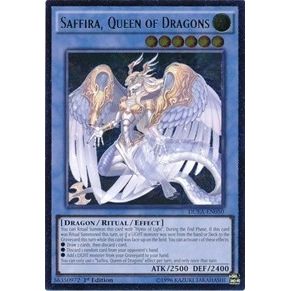 Image for Saffira, Queen of Dragons (UTR) (DUEA-EN050) (DUEA) - YuGiOh