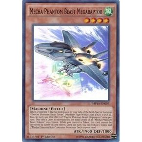 Image for Mecha Phantom Beast Megaraptor (MP14-EN007) (MP14) - YuGiOh