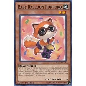 Image for Baby Raccoon Ponpoko (MP14-EN136) (MP14) - YuGiOh