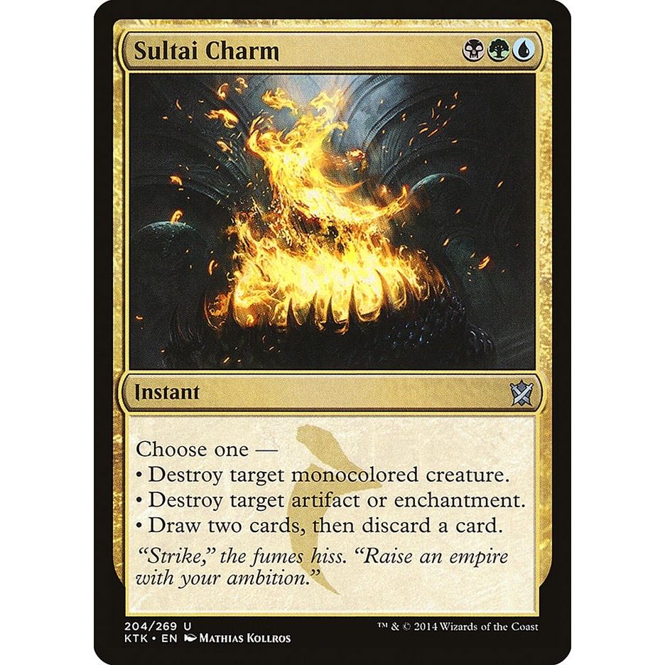 Image for Sultai Charm (204) (KTK) - Magic: The Gathering