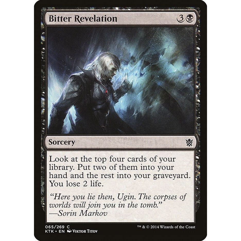 Image for Bitter Revelation (65) (KTK) - Magic: The Gathering