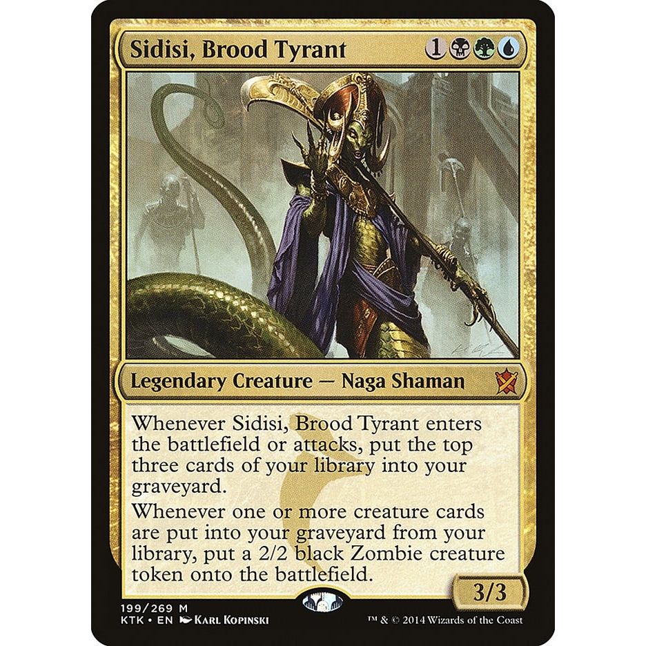 Image for Sidisi, Brood Tyrant (199) (KTK) - Magic: The Gathering