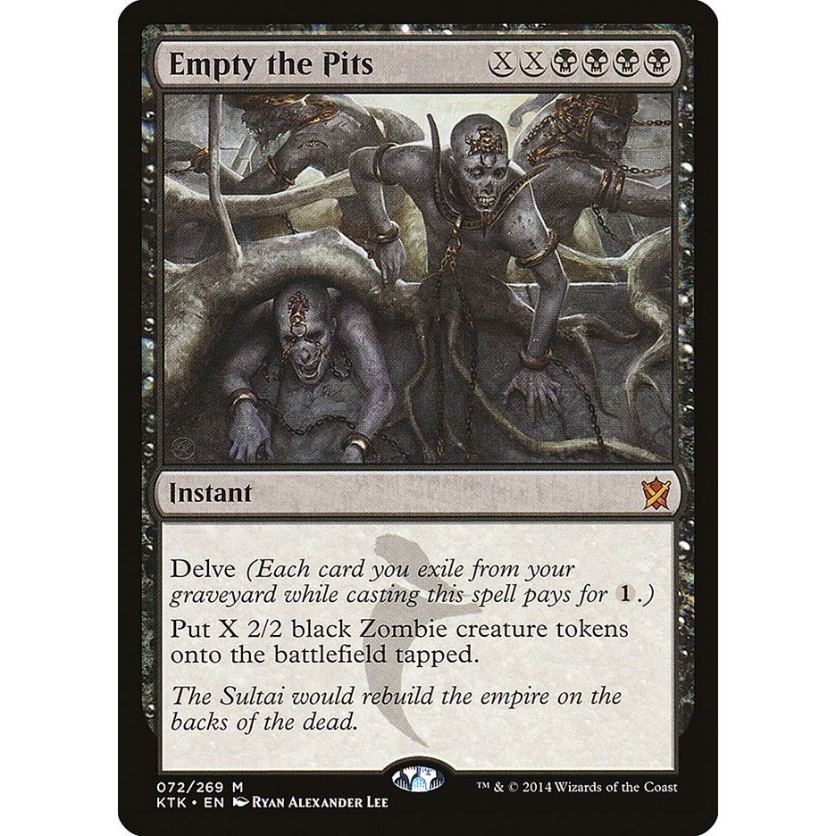 Image for Empty the Pits (72) (KTK) - Magic: The Gathering