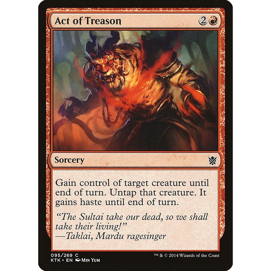 Image for Act of Treason (95) (KTK) - Magic: The Gathering
