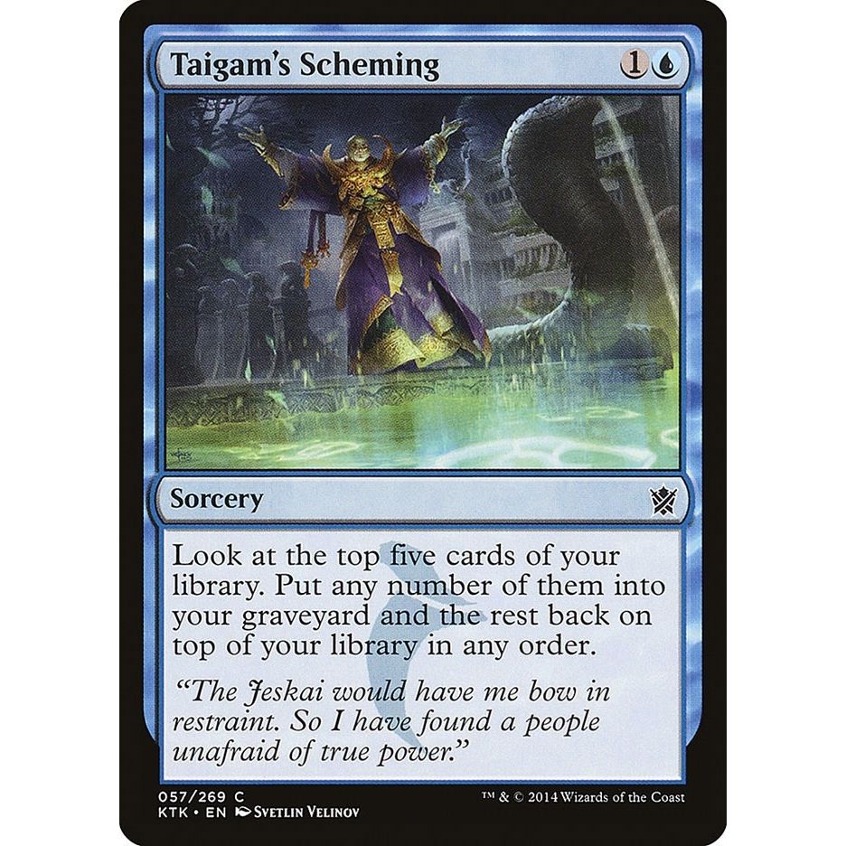Image for Taigam's Scheming (57) (KTK) - Magic: The Gathering