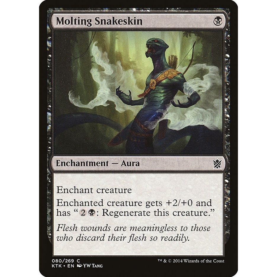 Image for Molting Snakeskin (80) (KTK) - Magic: The Gathering