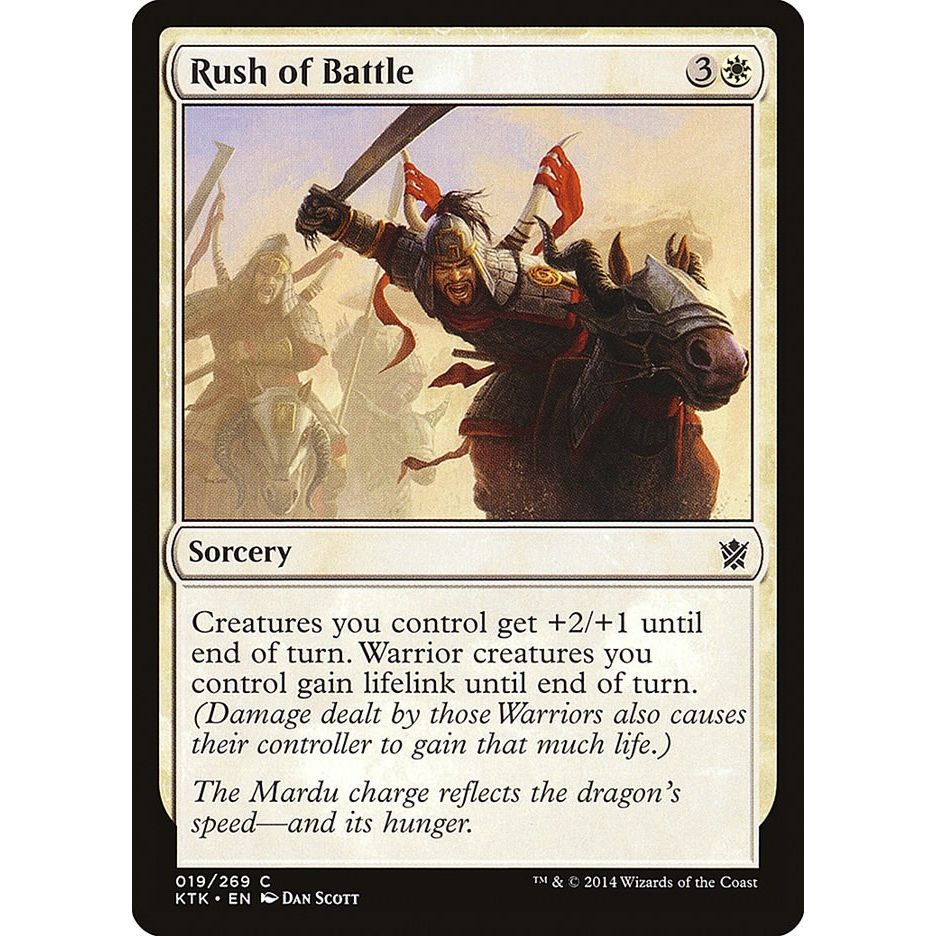 Image for Rush of Battle (19) (KTK) - Magic: The Gathering