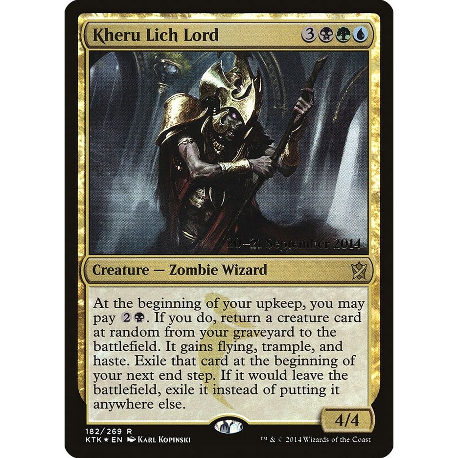 Image for Kheru Lich Lord (182) (PRE) - Magic: The Gathering