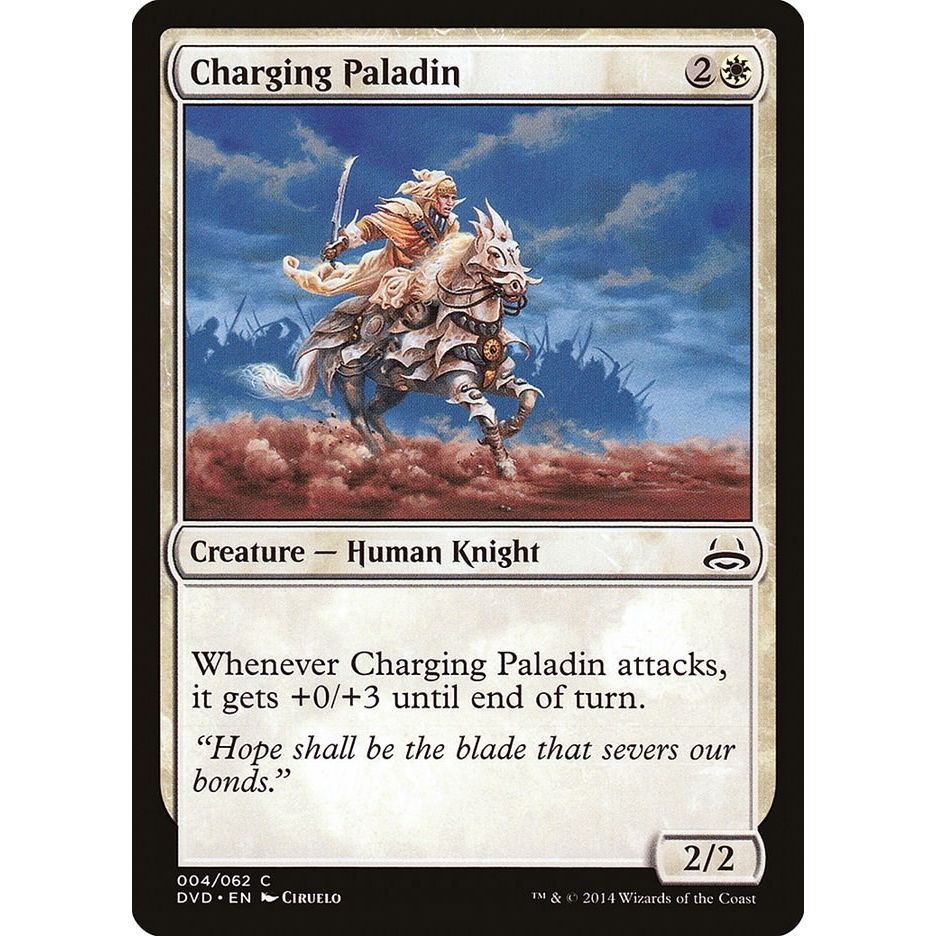 Image for Charging Paladin (4) (DD3) - Magic: The Gathering