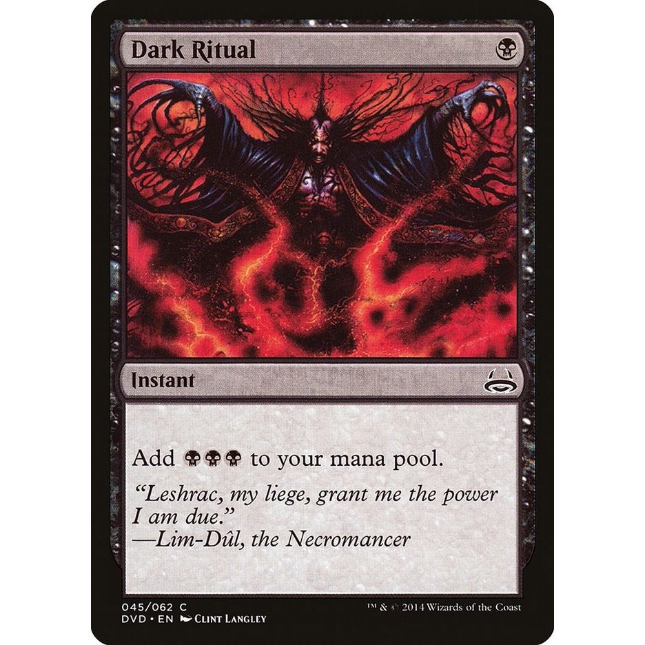Image for Dark Ritual (45) (DD3) - Magic: The Gathering