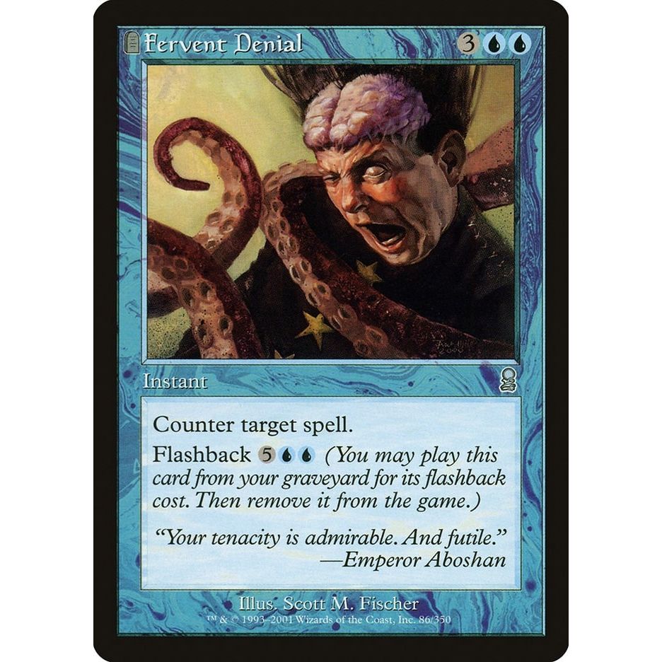 Image for Fervent Denial (86) (ODY) - Magic: The Gathering