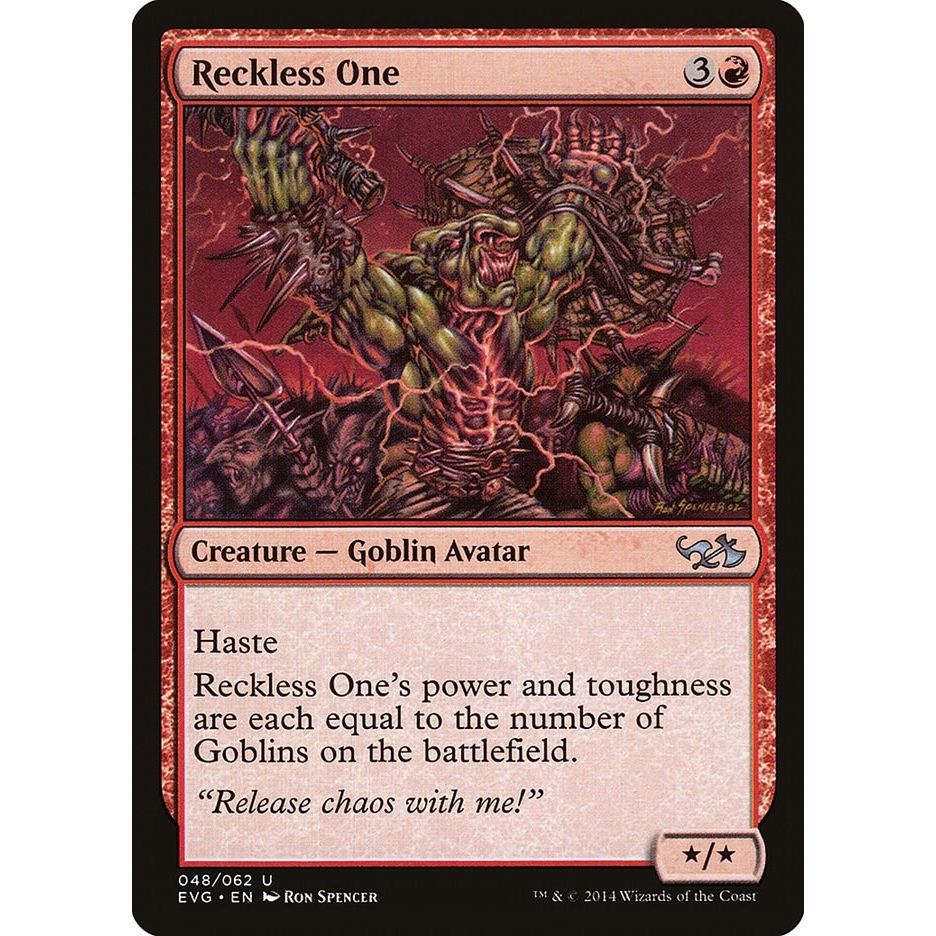 Image for Reckless One (48) (DD3) - Magic: The Gathering