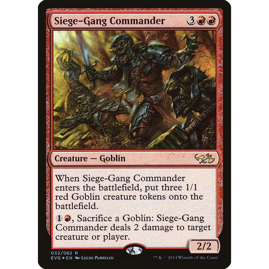 Image for Siege-Gang Commander (32) (DD3) - Magic: The Gathering