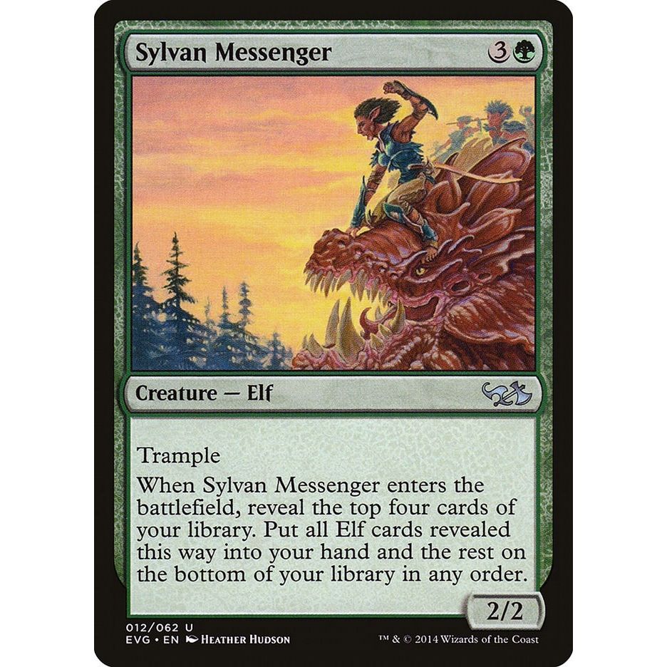 Image for Sylvan Messenger (12) (DD3) - Magic: The Gathering
