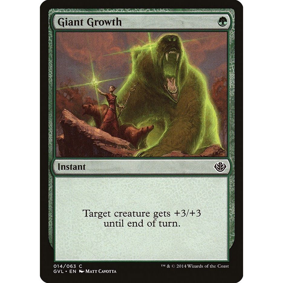 Image for Giant Growth (GVL) (14) (DD3) - Magic: The Gathering