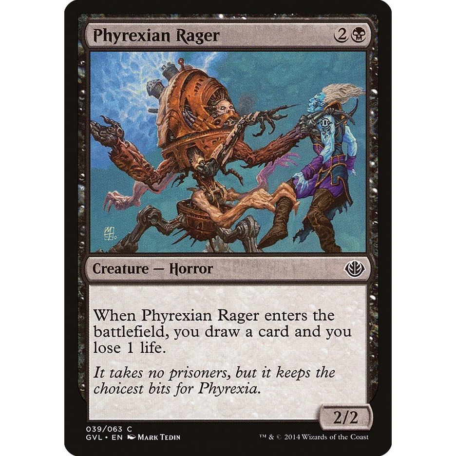 Image for Phyrexian Rager (39) (DD3) - Magic: The Gathering