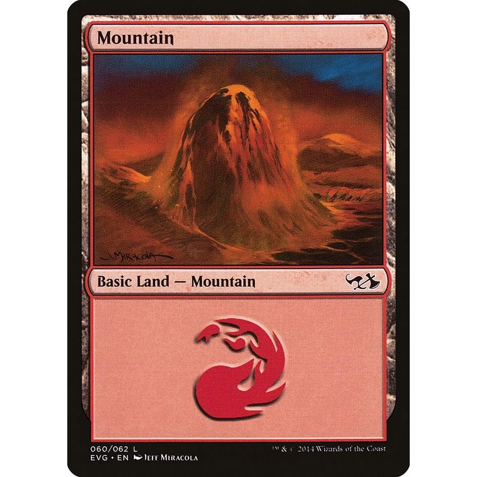 Image for Mountain (060) (EVG) (60) (DD3) - Magic: The Gathering