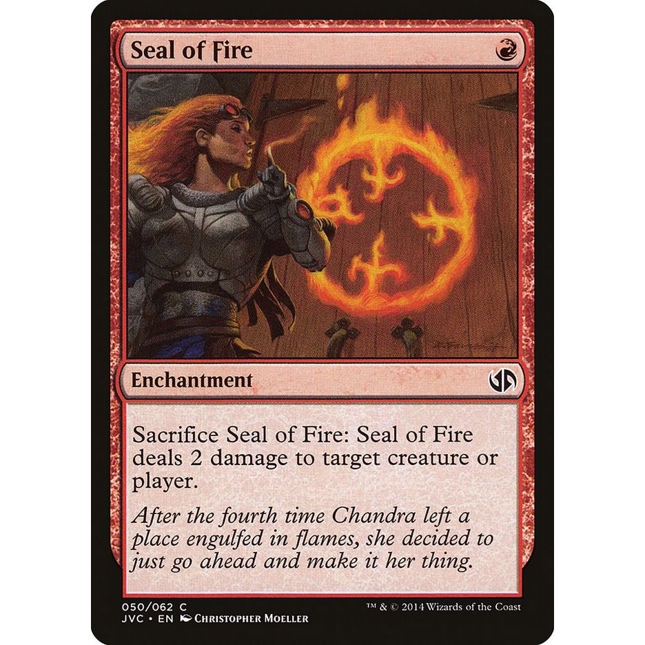 Image for Seal of Fire (50) (DD3) - Magic: The Gathering