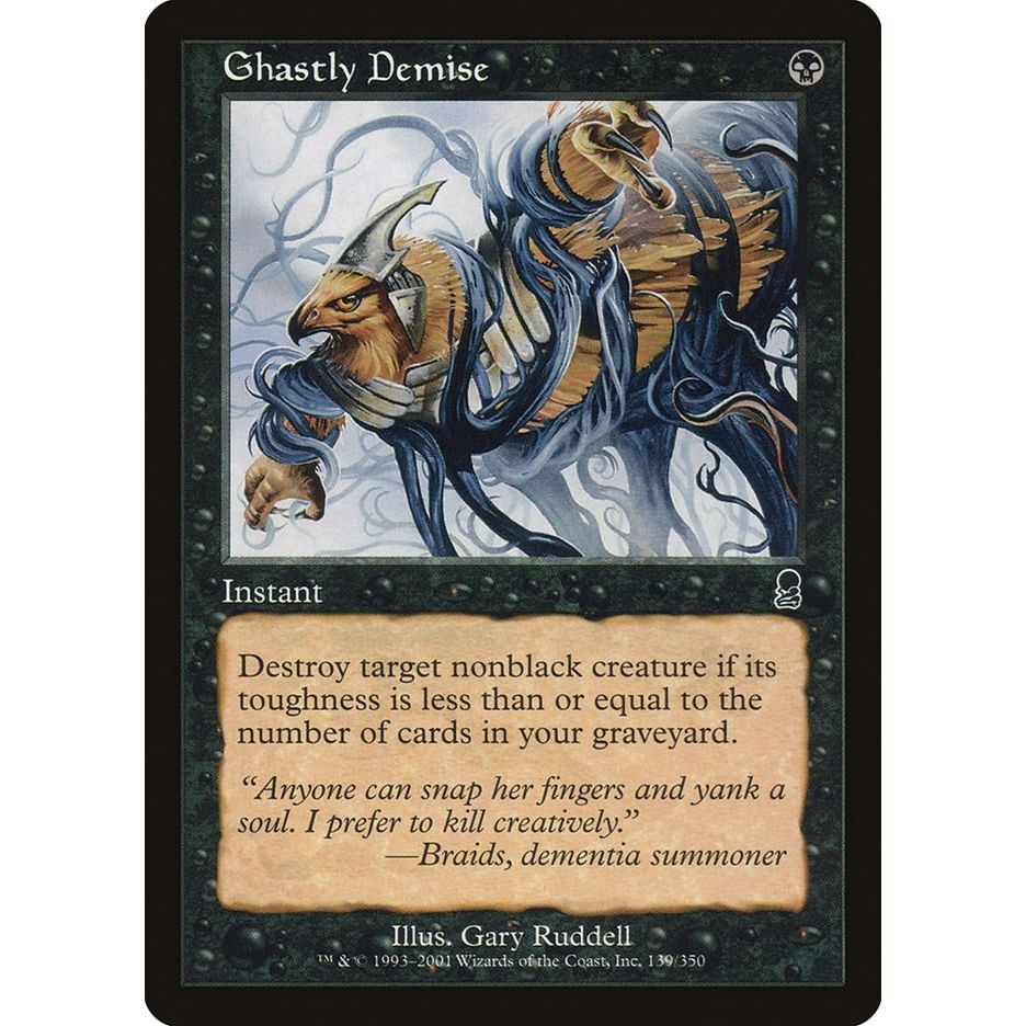 Image for Ghastly Demise (139) (ODY) - Magic: The Gathering