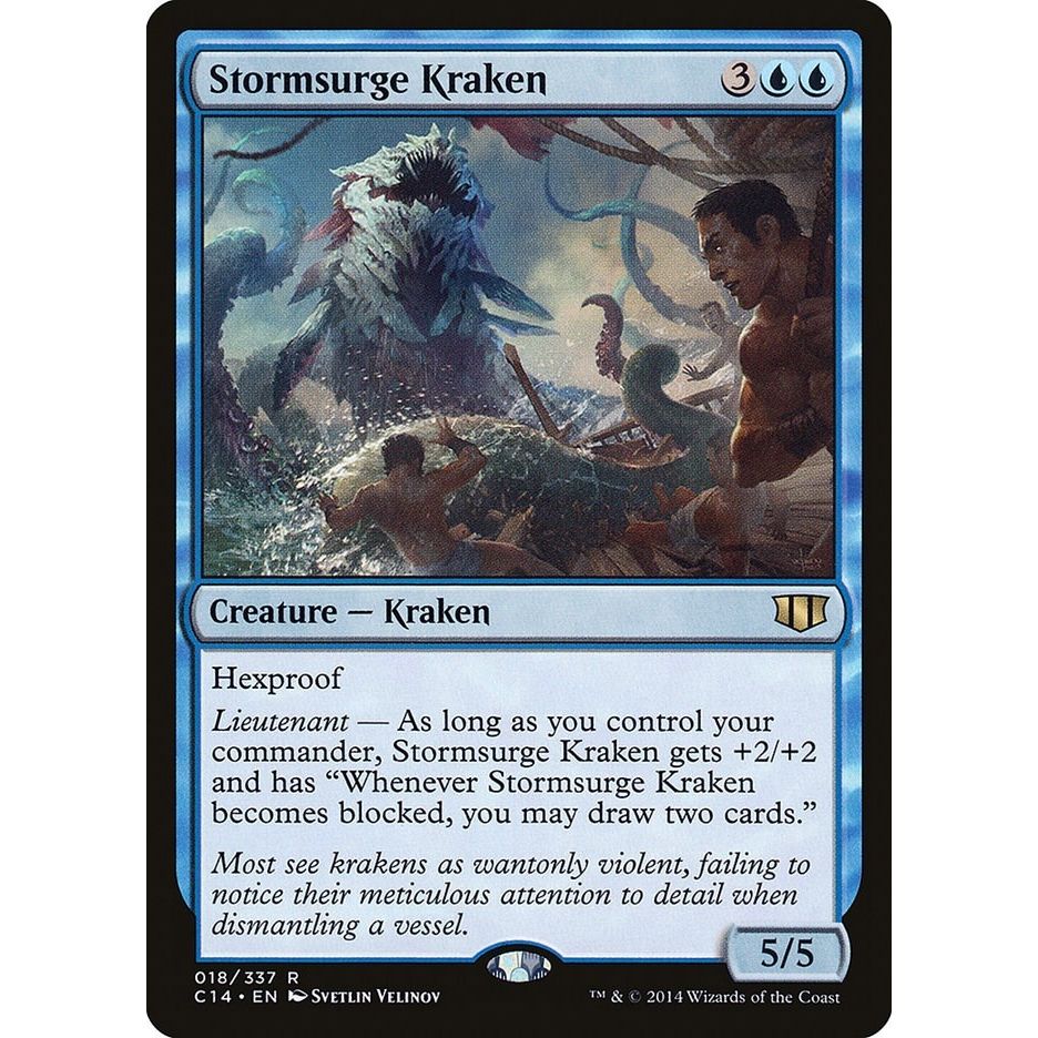 Image for Stormsurge Kraken (18) (C14) - Magic: The Gathering