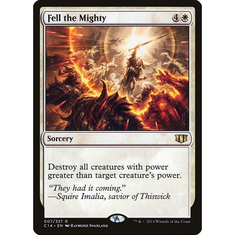 Image for Fell the Mighty (C14) - Magic: The Gathering