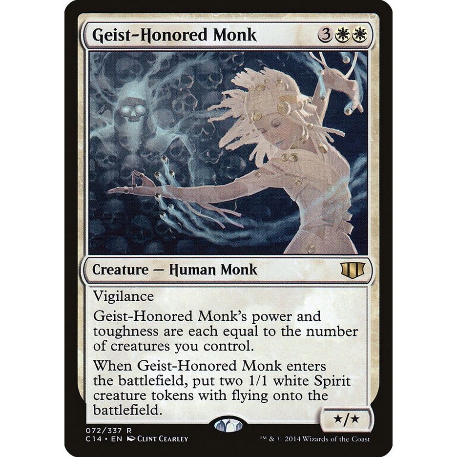 Image for Geist-Honored Monk (72) (C14) - Magic: The Gathering