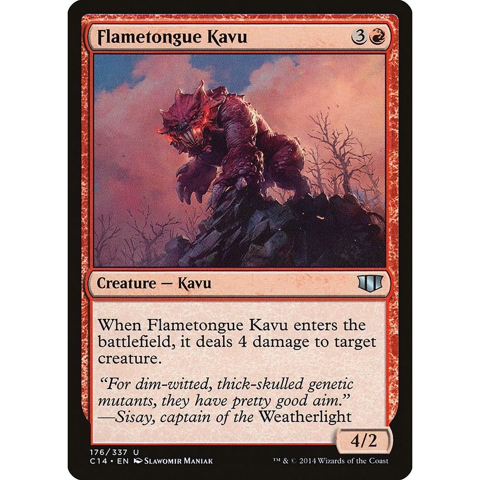 Image for Flametongue Kavu (176) (C14) - Magic: The Gathering