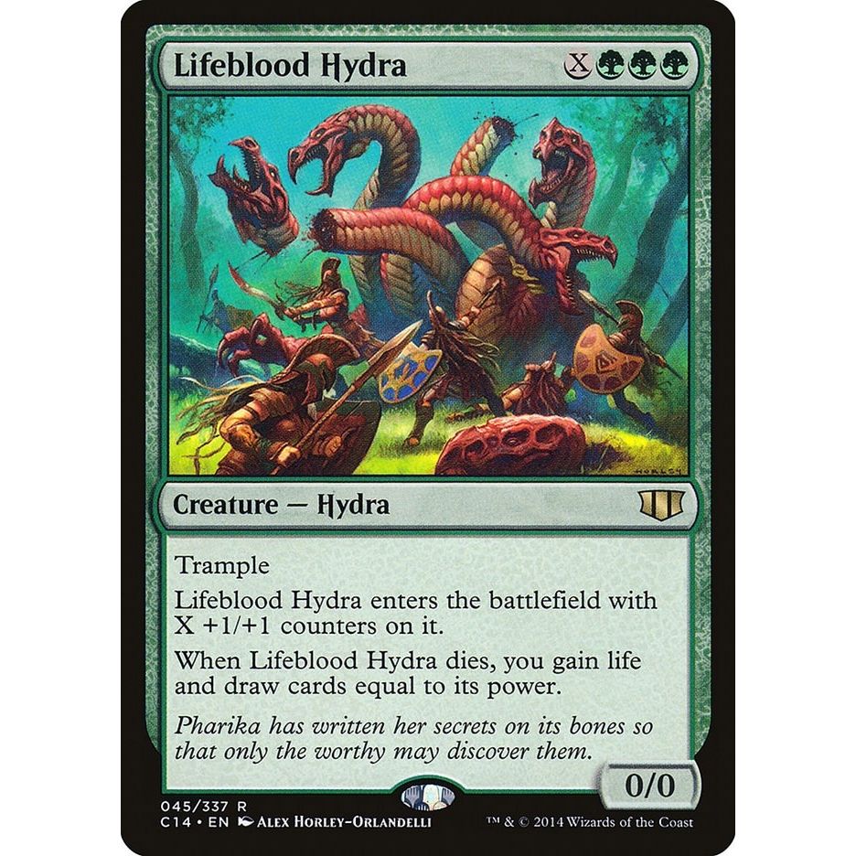 Image for Lifeblood Hydra (45) (C14) - Magic: The Gathering