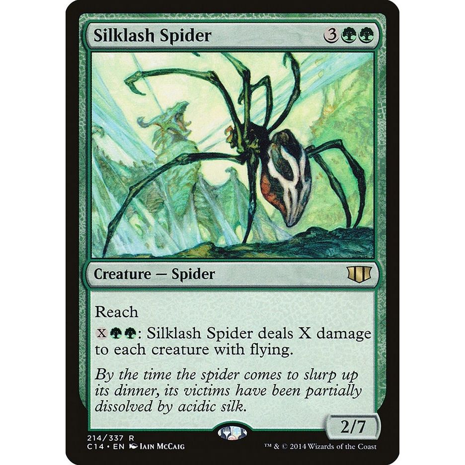 Image for Silklash Spider (214) (C14) - Magic: The Gathering